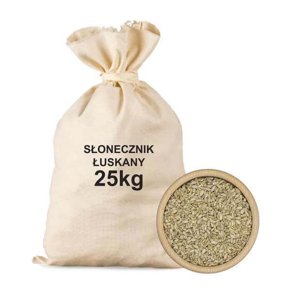 Kuorittuja auringonkukansiemeniä 25 kg