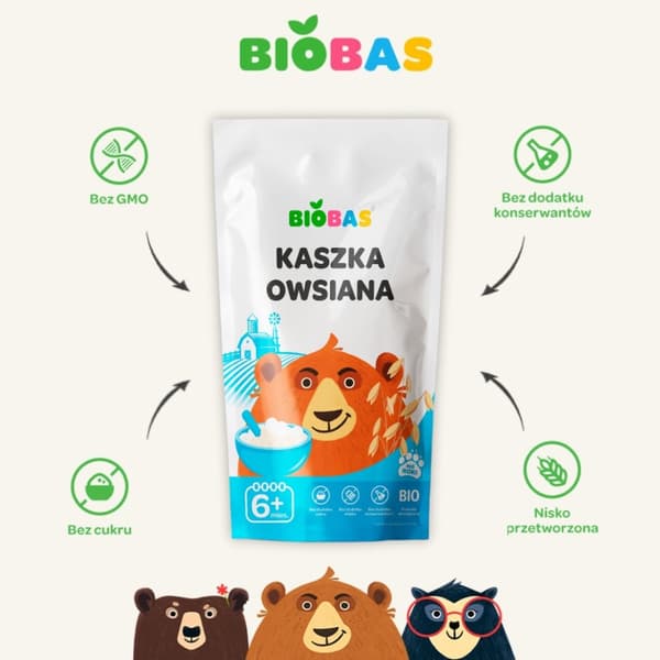 Havregrynsgröt BioBas / 200 g