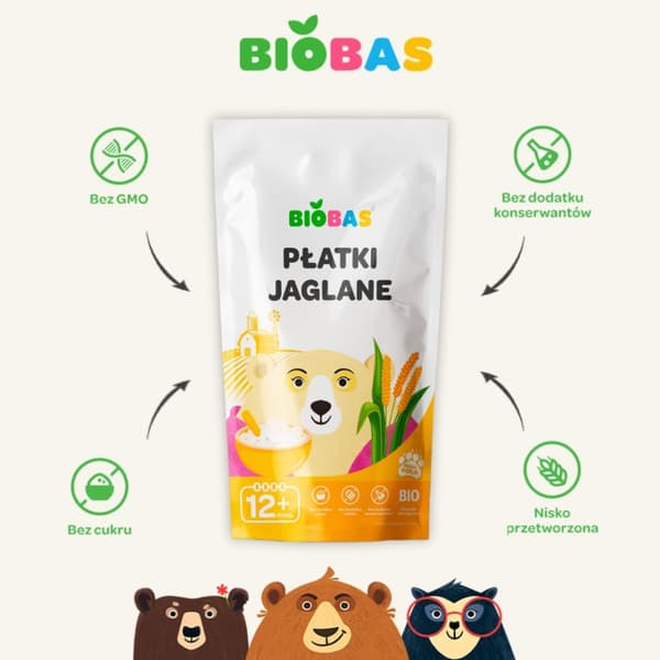 BioBas Hirssihiutaleet / 220 g