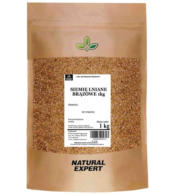 Ruskeat pellavansiemenet 1kg