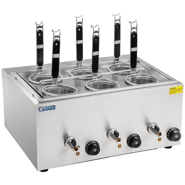 Royal Catering Pastakokare med 6 korgar