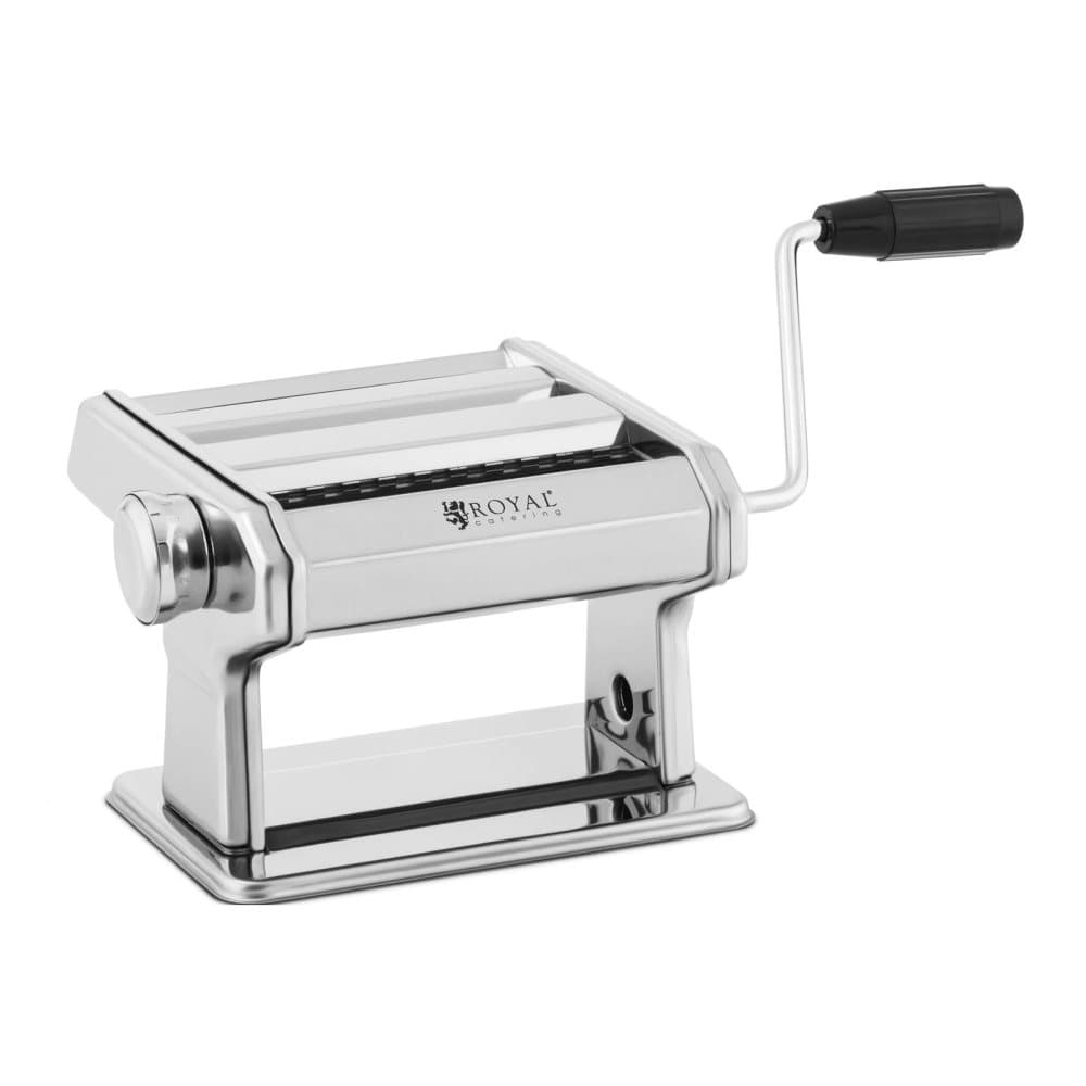 Royal Catering Pastamaskin - 14 cm - 0,5 till 3 mm - Manuell