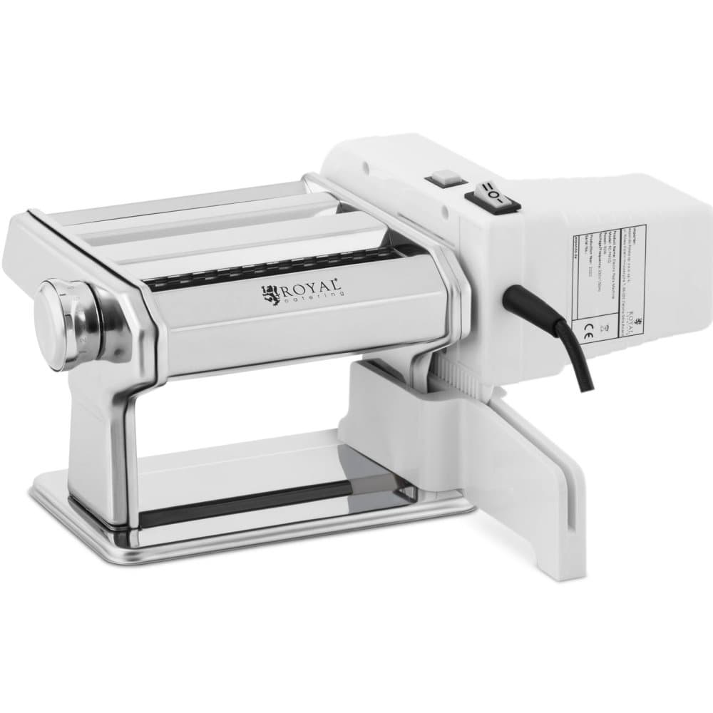 Royal Catering Pastamaskin - 14 cm - 0,5 till 3 mm - Manuell eller elektrisk