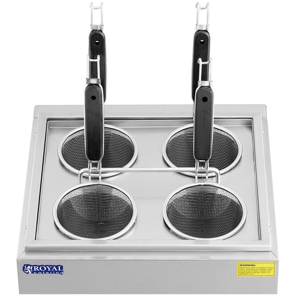 Royal Catering Pastakokare med 4 pastakorgar - Temperatur: 30–110 °C