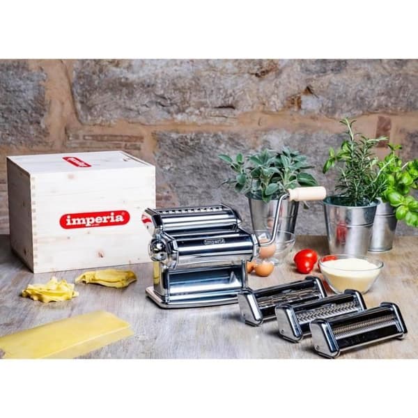 Imperia - The Gourmet Pasta Factory - Presentförpackning med elegant träförpackning