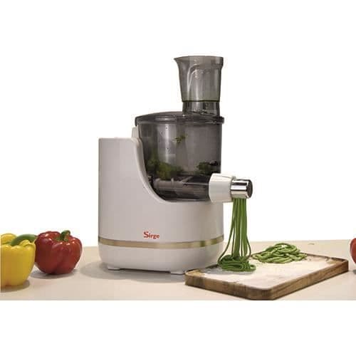 Sirge PASTAFAVOLOSA Pastamaskin med skala och innovativt 220W extruderingssystem - 18 typer av pasta