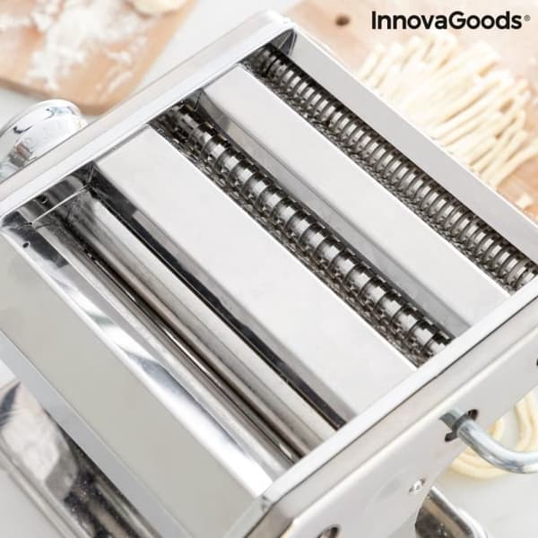 Pastamaskin - InnovaGoods - FRASHTA - Manuell - 3 skärvalsar - Justerbar tjocklek