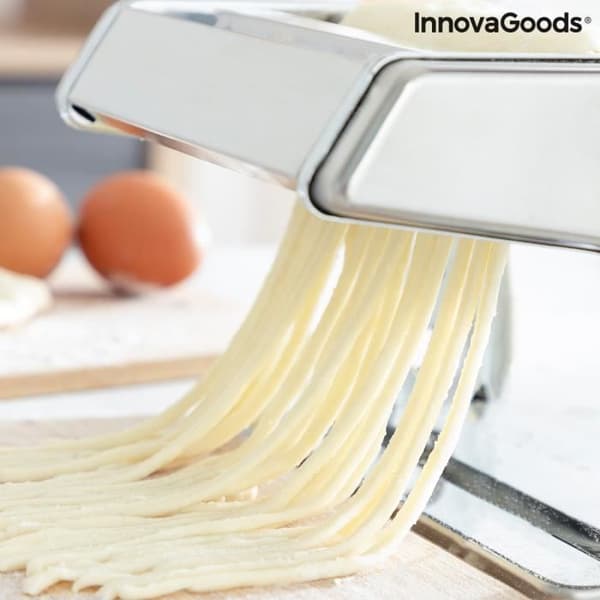 Pastamaskin - InnovaGoods - FRASHTA - Manuell - 3 skärvalsar - Justerbar tjocklek
