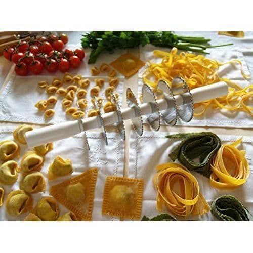 ELETTRO CENTER Art.241 - PASTE MASKIN - Professionell tagliasfoglia rulle, nylon, silver