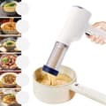 Miniatyrbild 1 av 7: Lollanda Elektrisk Idiyappam och pastamaskin, handhållen trådlös pastapressar, 6-i-1 automatisk pastamaskin