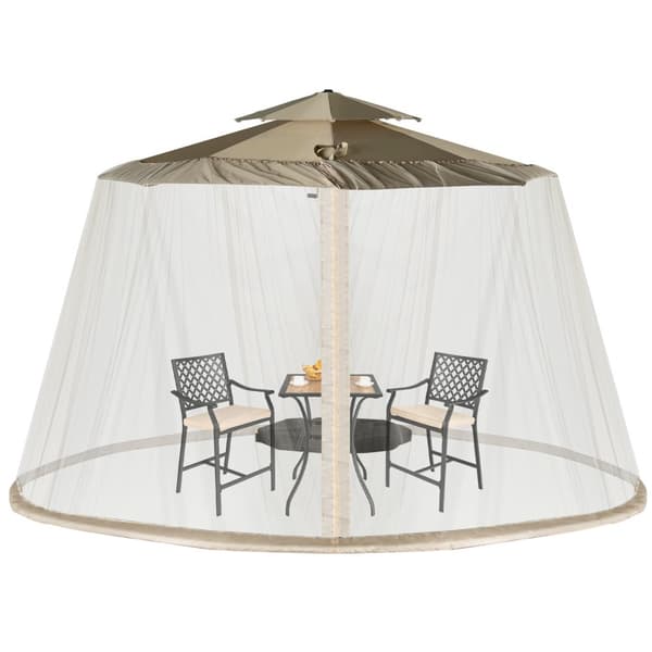 Parasollmyggnät, 41x7,5 ft, Beige