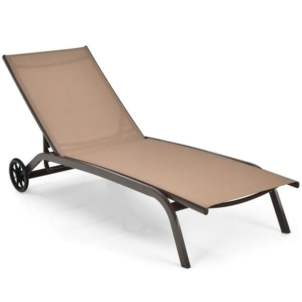 Utomhusfåtölj, 75x24x38 tum, Svart