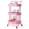 Miniatyrbillede 7 af 8: Hjælpevogn, 16,5x14x34 tommer, Pink