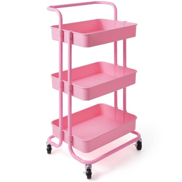 Hjælpevogn, 16,5x14x34 tommer, Pink