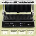 Miniatyrbild 4 av 8: Elektrisk grill, 3-i-1 1200W Panini Press Grill, 35x30x14 cm, Svart