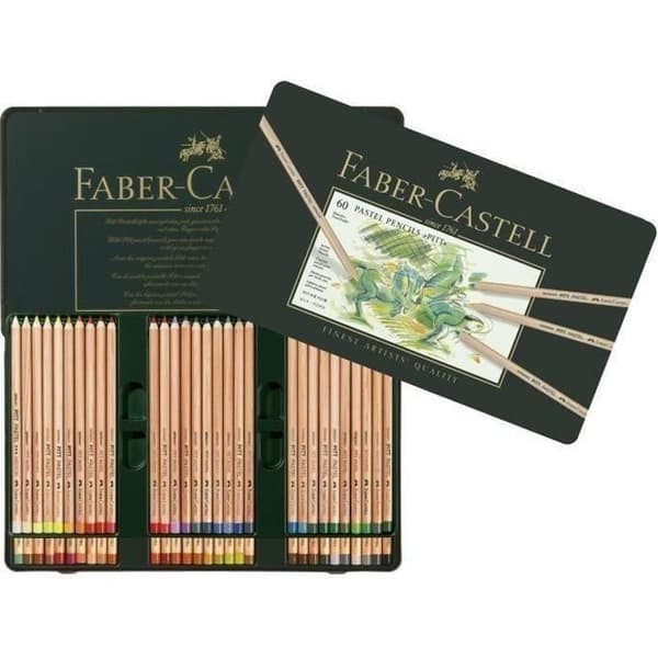 FABER-CASTELL Box med 60 Pitt Pastellpennor