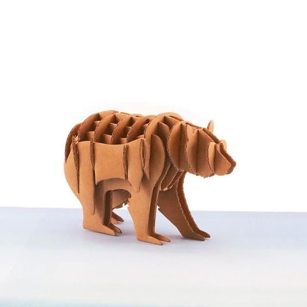 Kartong björn modell 13 x 8,5 x 6 cm