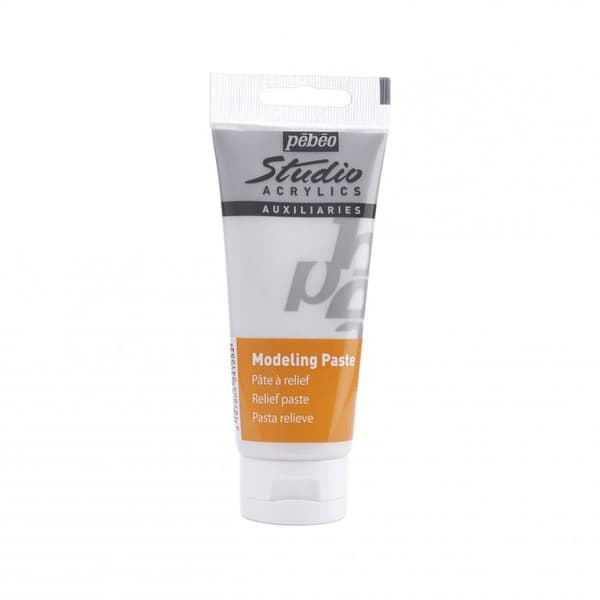 Modeling Paste - Pébéo - 100 ml - Texture gel - Relief för färger - Blandat