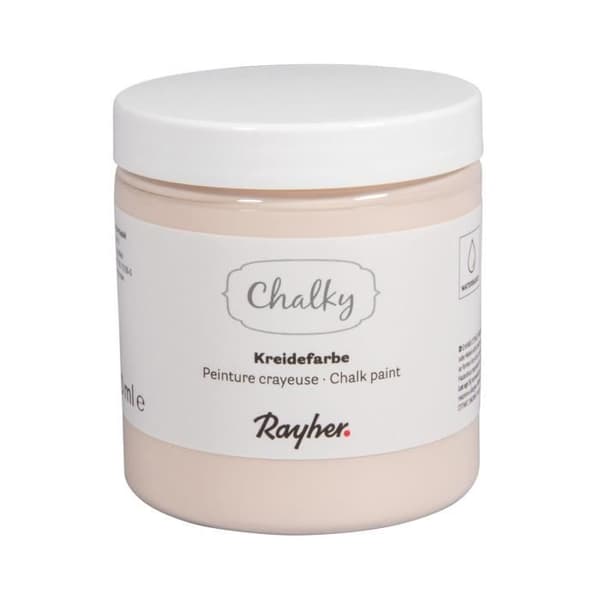 Kritmålning - RAYHER - Chalky Finish - 230 ml - Vit - Matta nyanser - Blandat
