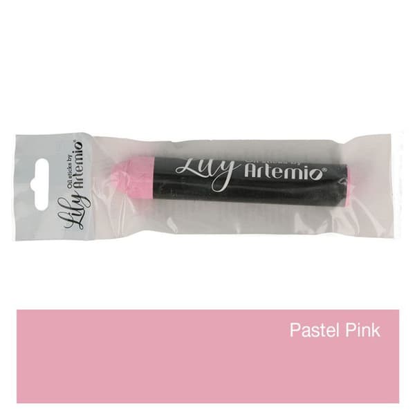 Pastellmålning - Pastellrosa