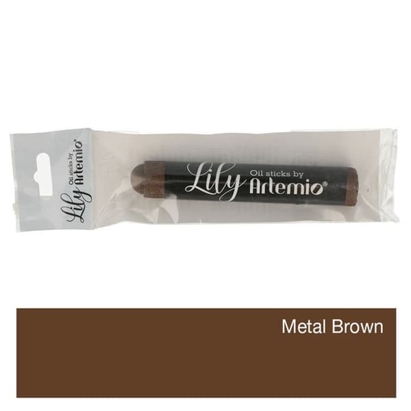 Metallisk oljekrit - brun