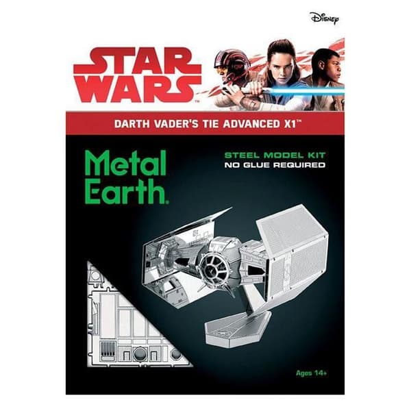 3D-metallmodell Star Wars Darth Vader Ship - Star Wars - 14 år gammal - 1 st - Pojke - Vuxen - Grå