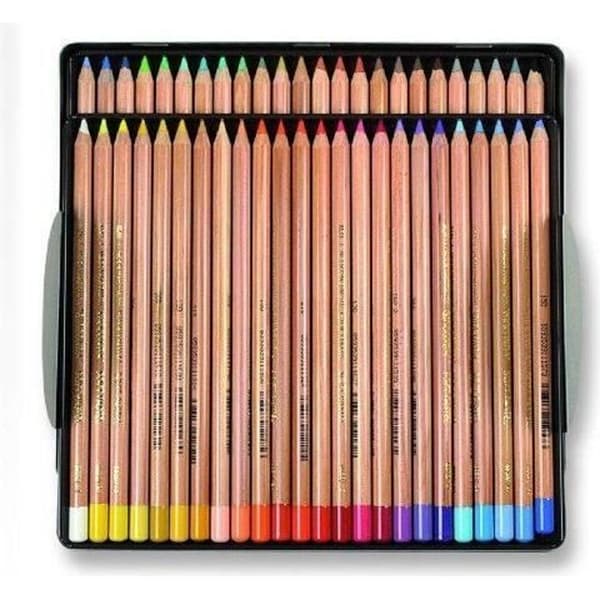 Koh-I-Noor GIOCONDA Pastellpennor Set med 48 i presentfodral i metall