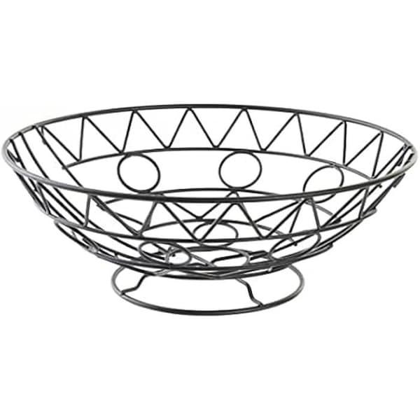 Fruktkorg - DKD Home Decor - Standard - Metall - Svart - 28x28x10 cm