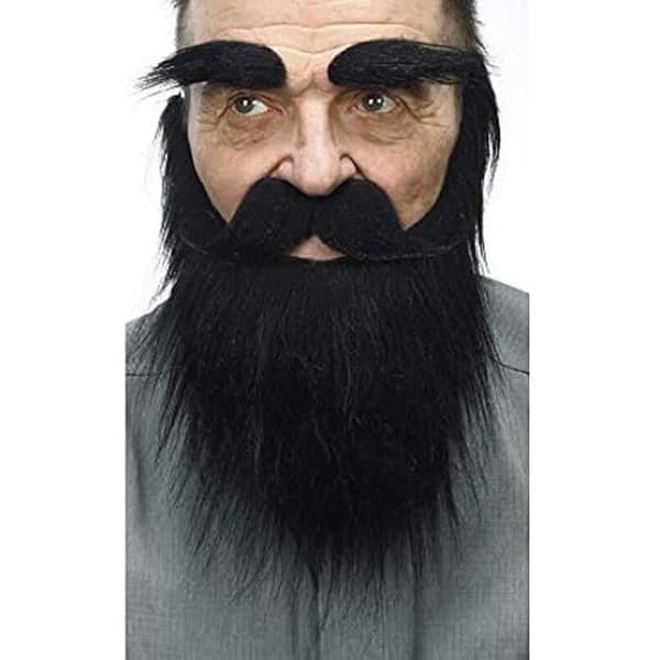 Mustasch - VIVING KOSTYMER - 202913 - Flerfärgad - One Size - Karneval