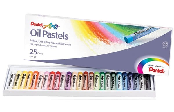 Olie pasteller 25 farver Pentel
