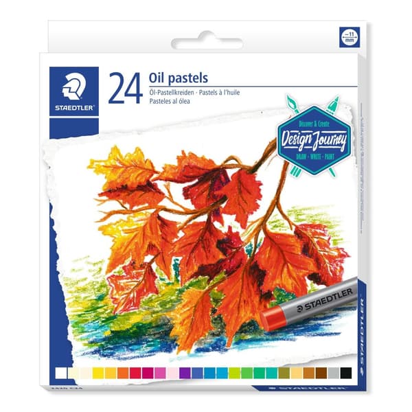 Oliepastell 24 farver Staedtler S2420