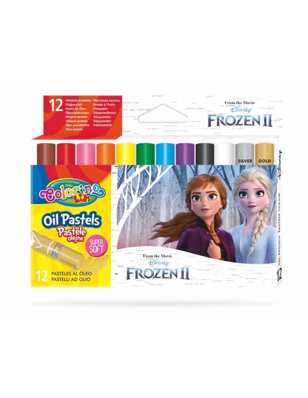 Öljypastellit 12 väriä Frozen II Colorino