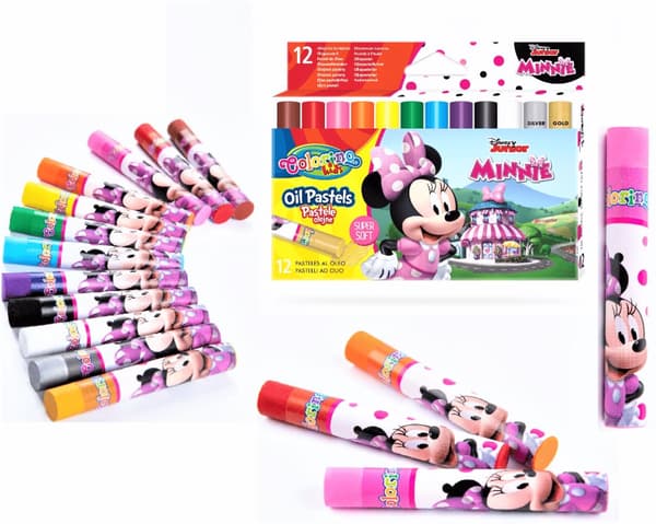 Öljypastellit 12 väriä Minnie Colorino