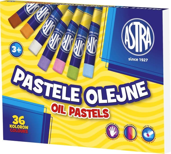 Oliepastell 36 farver Astra