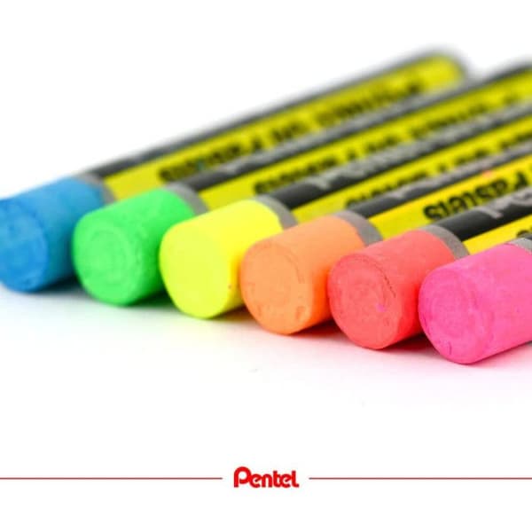 Pastellfärger - Pentelkonstkrita - PHN-MF12 - Arts Metallic och fluorescerande oljepastell - Box med 12 olika färger