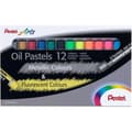 Miniatyrbild 1 av 4: Pastellfärger - Pentelkonstkrita - PHN-MF12 - Arts Metallic och fluorescerande oljepastell - Box med 12 olika färger