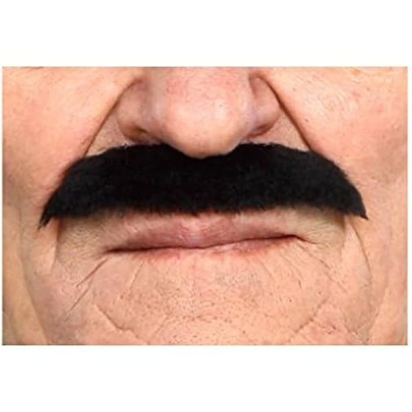 Mustasch - VIVING KOSTYMER - 202807 - One Size - Flerfärgad - Vuxen/Blandat