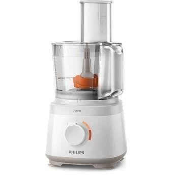 PHILIPS HR7320 / 00 - Daily Robot - 700 W - 1,5 L skål - 19 funktioner - 2-i-1 rostfritt stålskiva - 2 hastigheter + puls - Vit