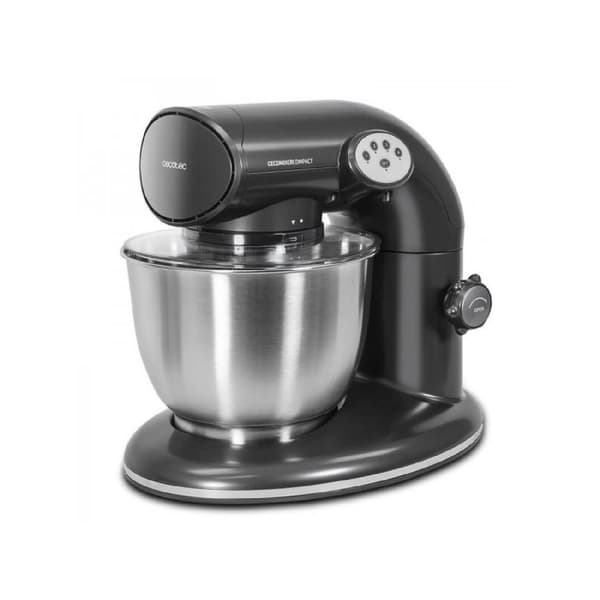 Cecotec 1000-W stand mixer, advanced gear system and planetary motion.