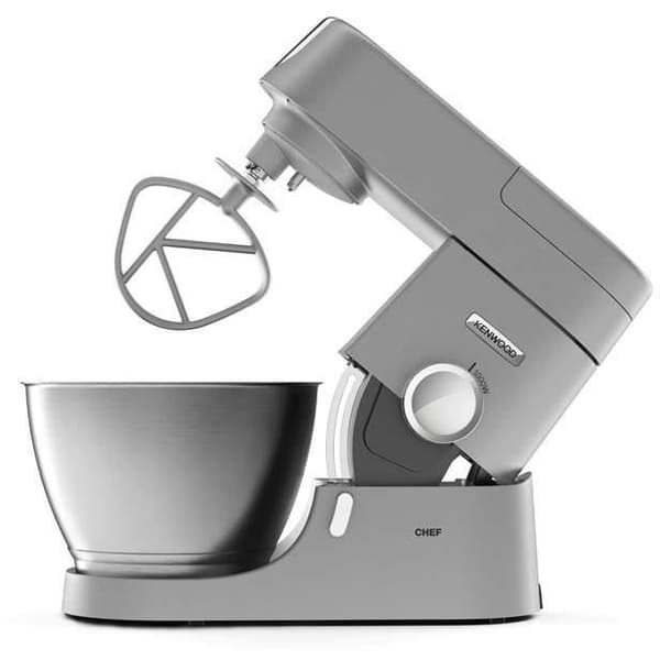 KENWOOD Chef KVC3110S bakverksrobot – Konditorivaror och mixer ingår – silver – 1000 W – kompakt format