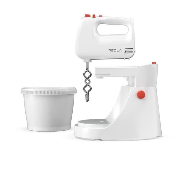 TESLA - MX501WRB - Blender - 5 hastighetsnivåer - Turbofunktion - 500 watt - Skålkapacitet (3L) - Vit