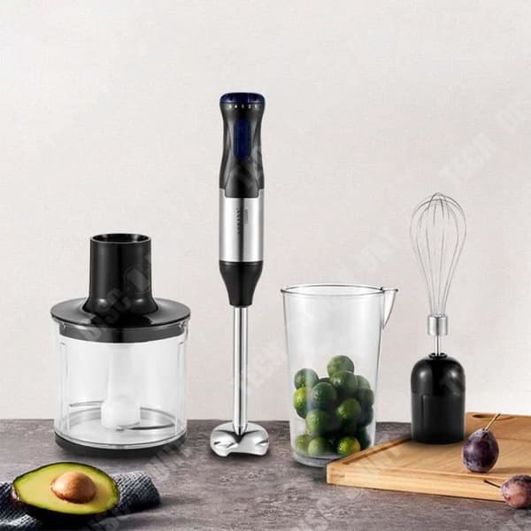 TD® Cuisine Cuisinart 4-i-1 design fem hastigheter stänksäker design multifunktionell mixer för hemmabruk