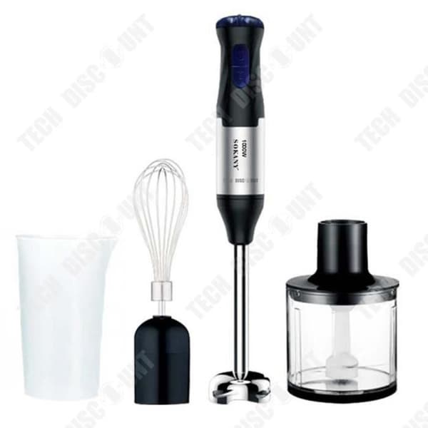TD® Cuisine Cuisinart 4-i-1 design fem hastigheter stänksäker design multifunktionell mixer för hemmabruk