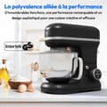 Miniatyrbillede 4 af 6: 3-i-1 matberedare - MEDION - MD18430 - 1200 W - 5 L - 8 hastigheter - Hackfunktion - Svart