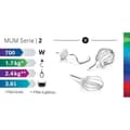 Miniatyrbillede 2 af 6: Bosch Series 2 MUMS2AW00 Matberedare - 700 W - 4 hastigheter - 3,8 l - Vit