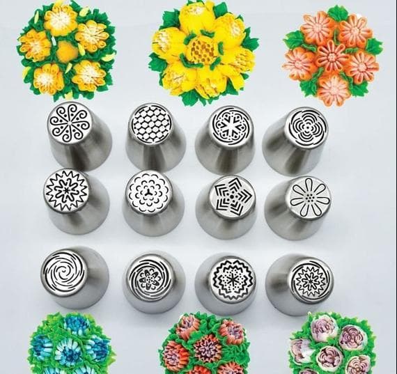 12pcs big size Malaysia Russian nozzles kit