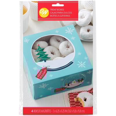 Wilton Cookie Boxes Snow Globe pk/3