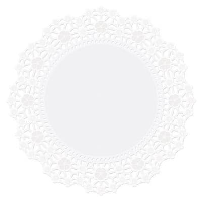 Wilton Doilies White Grease-Proof -Round 25cm- pk/10