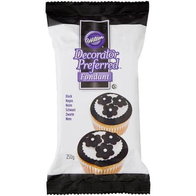 Wilton Decorator Preferred Fondant Black -250g-