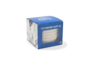 Muffinsform XL 60x25 mm Papir Hvid,16 pk x 150 stk/krt